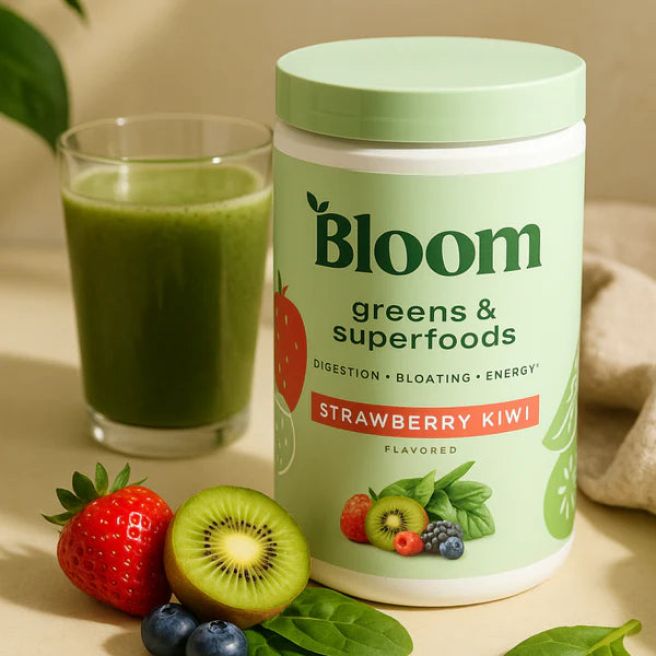Bloom Nutrition Greens & Superfoods - Superalimentos en Polvo, Kiwi Fresa