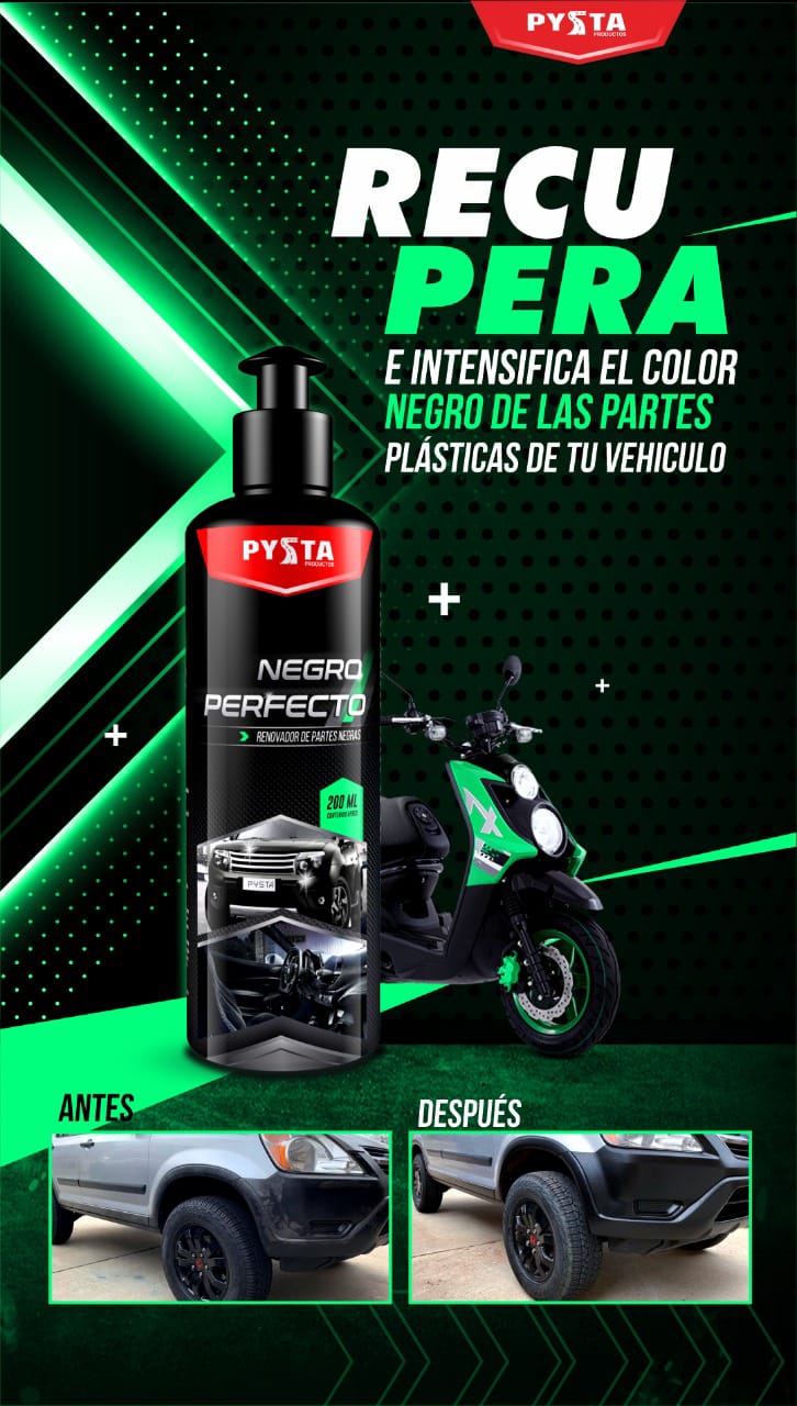 ✨ Renueva tu Auto: Compra 1 Renovador de Partes Negras y Plásticas, Y ¡Llévate 2! 🎉