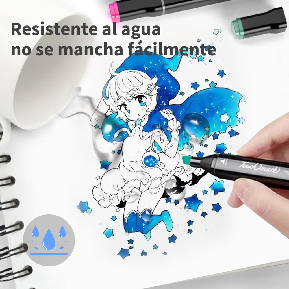 Marcadores Doble Punta Kit X48  🎨