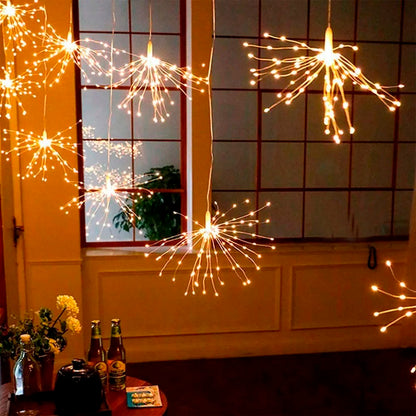 Luces Fuegos Artificiales LED-TrendStar™ 🎇- 3 METROS(500 luces)