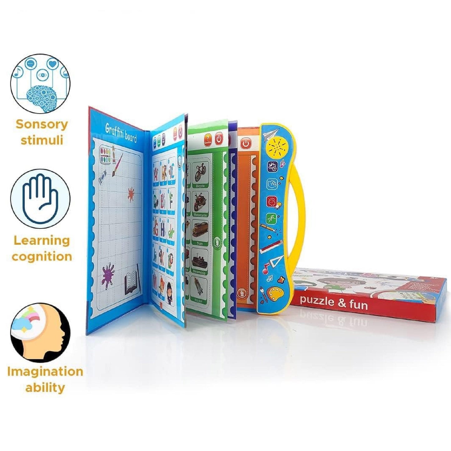 Libro Educativo Sensorial Didáctico-Intelligence Book📚🎤