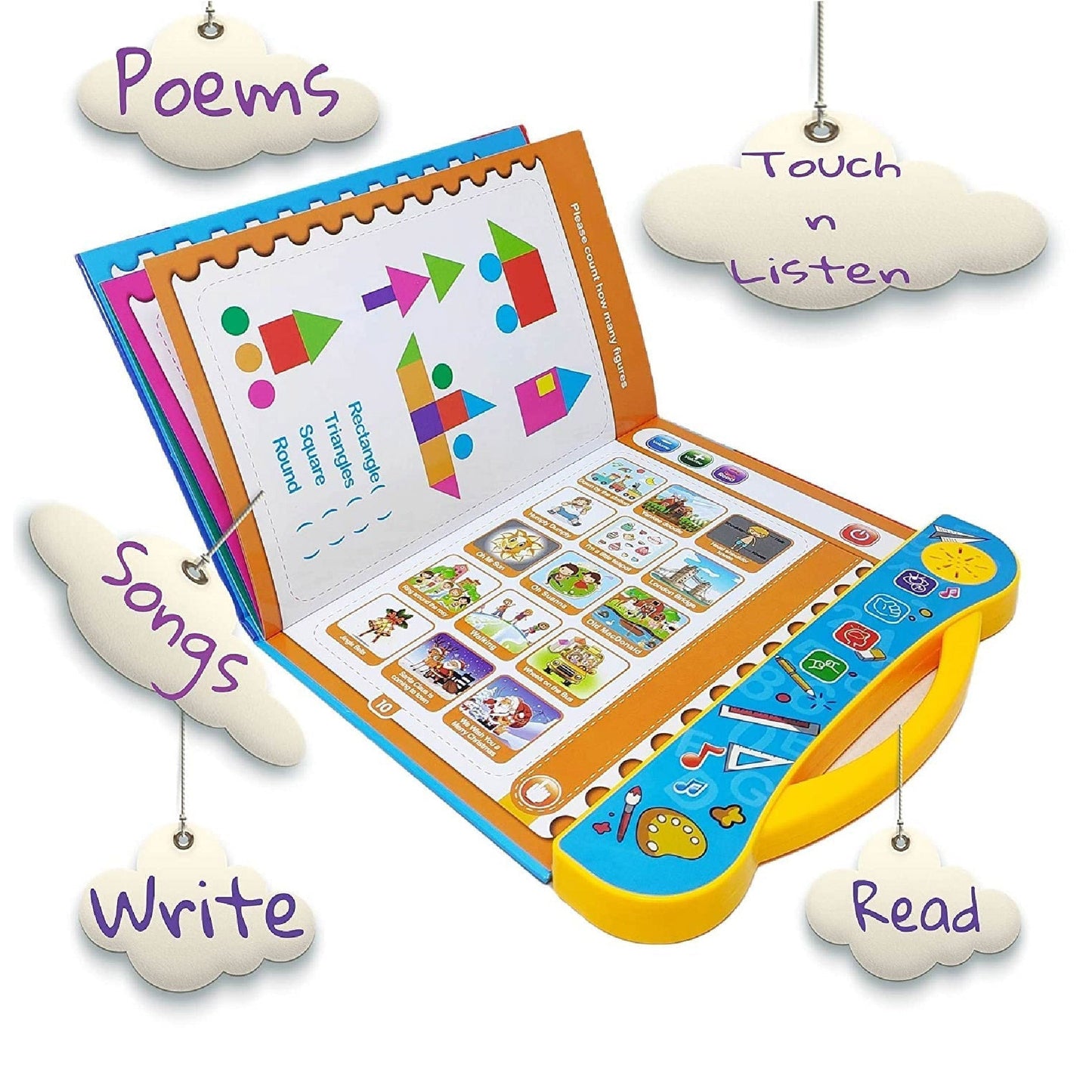 Libro Educativo Sensorial Didáctico-Intelligence Book📚🎤