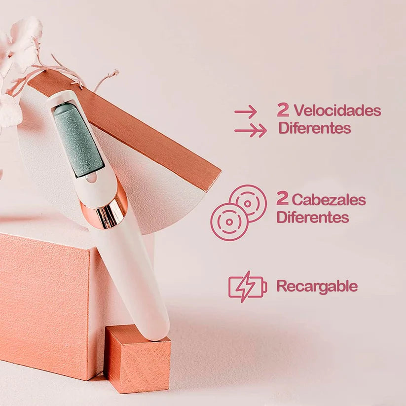 PediCare™– Lima Eléctrica inalámbrica + Rodillos Anti durezas✨
