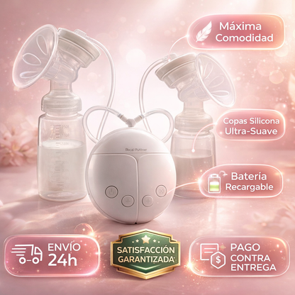 EXTRACTOR DOBLE PLUS DE LECHE MATERNA ELECTRICO🍼