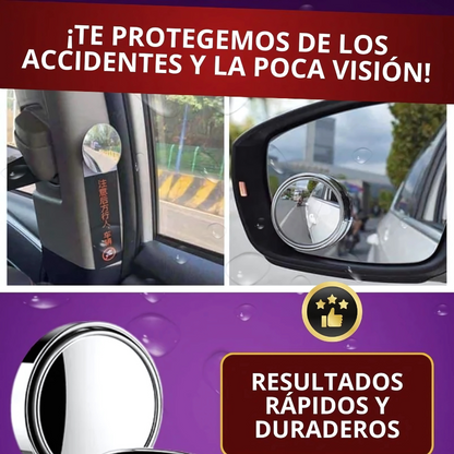 KIT ESPEJOS X2 VISTA 360°  – Visión total, conducción segura