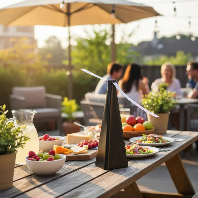 Ventilador Repelente de Moscas – RepelAir™💨🦟