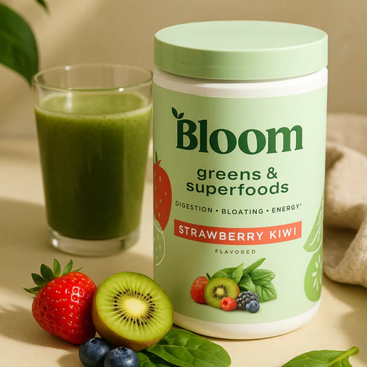 Bloom Nutrition Greens & Superfoods - Superalimentos en Polvo, Kiwi Fresa