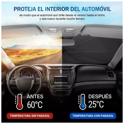 PARASOL PLEGABLE PARA AUTO  | FlexShield™