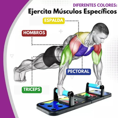 Tabla Push Up Flexiones Y Ejercicios🏋️