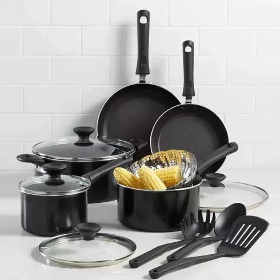 Set de Ollas Antiadherentes 13 Piezas – Cocina con Estilo, Sirve con Sabor 🍳