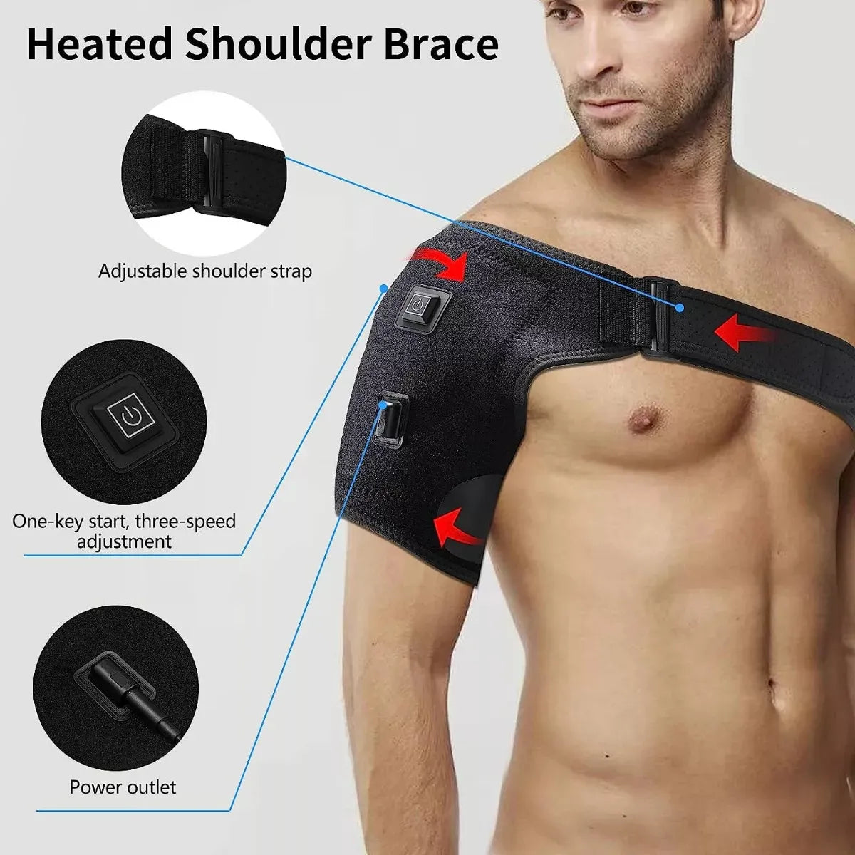 AliviaPlus®️- HOMBRERA TERMICA ORTOPEDICA