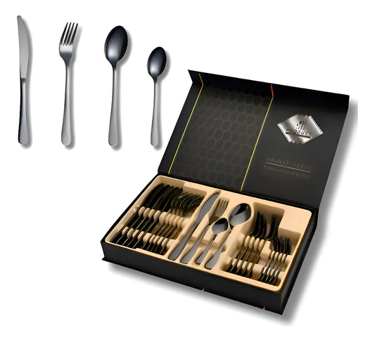 Set De Cubiertos Luxury - 24 Piezas 🍽️