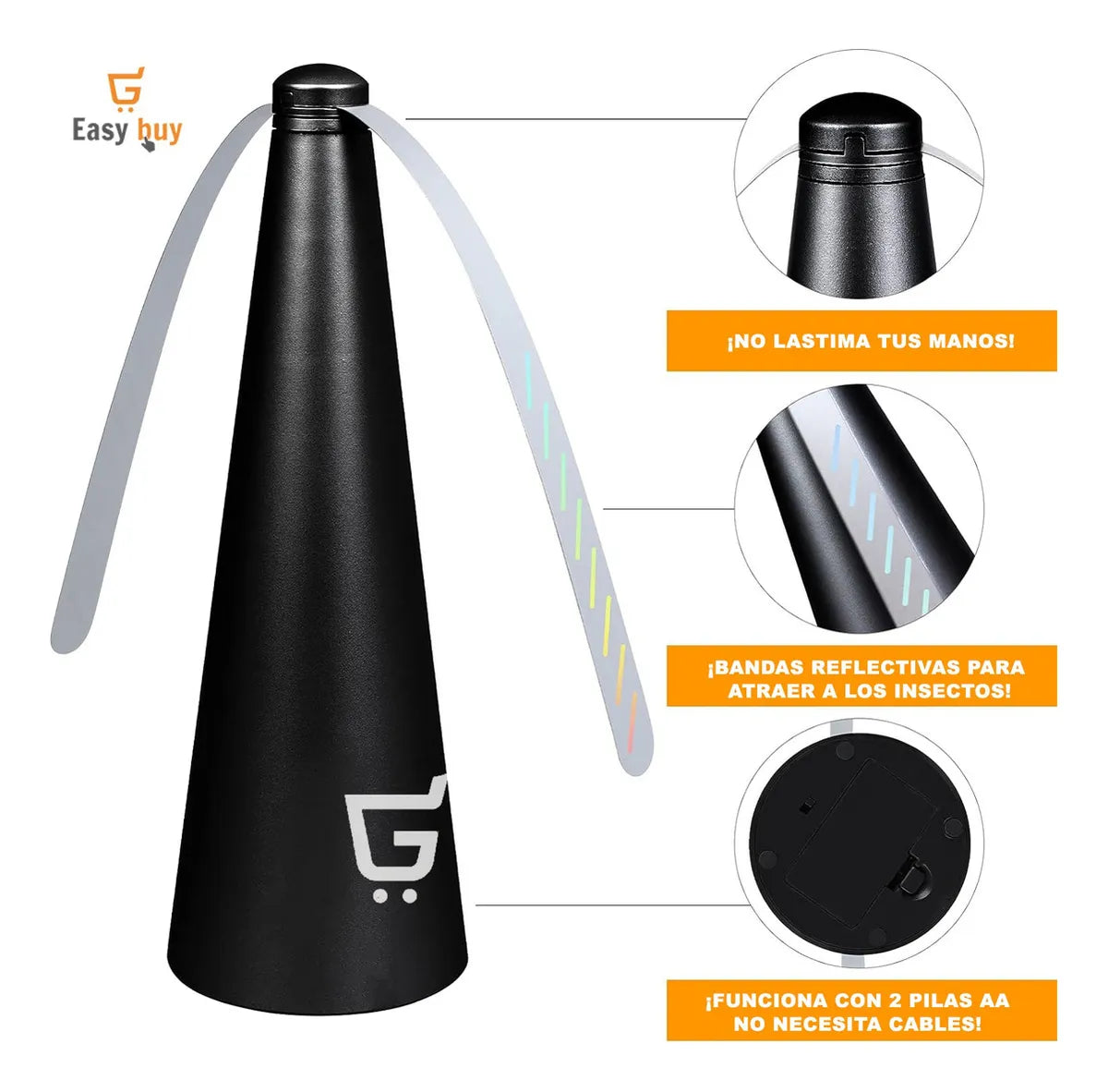 Ventilador Repelente de Moscas – RepelAir™💨🦟