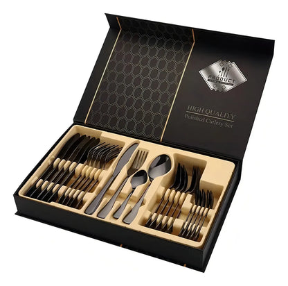Set De Cubiertos Luxury - 24 Piezas 🍽️