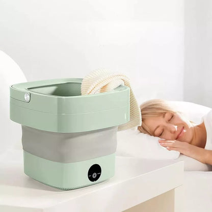 Lavadora Portátil SwiftClean Pro | ¡Eficiencia y comodidad en cada lavado! 🚿💰