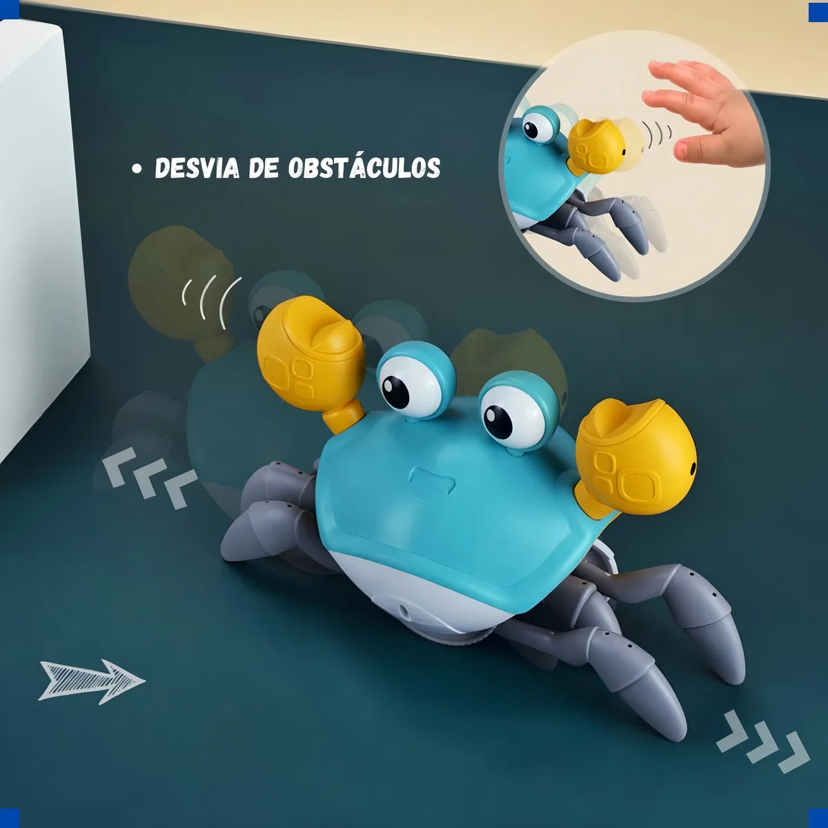 Cangrejo Bailarín Estimulador Y Sensorial 🦀