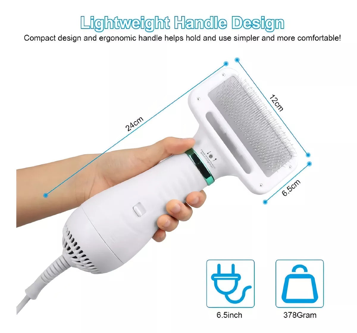 CEPILLO Y SECADOR PETFLOW° CEPILLO 2 EN 1🐶😺