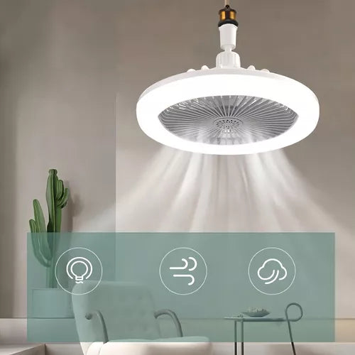 FanLuz™ - Ventilador Inteligente, Luz LED y Humidificado Premium 💡