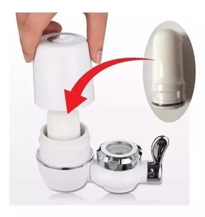 Purificador de Agua WaterPure- Filtro contra Bacterias y Óxido + REPUESTO GRATIS!