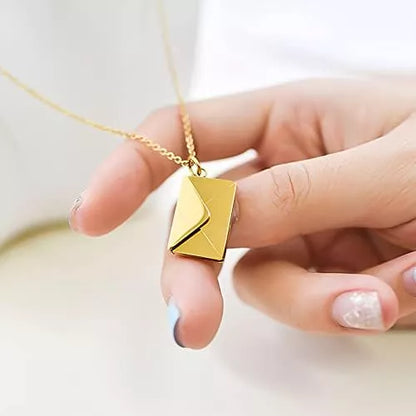 Collar "Carta de Amor" con Mensaje "Te Amo"💝