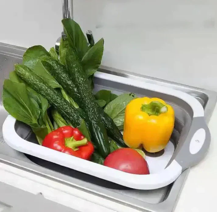 Tabla Plegable 3 en 1: WashPlus✨🔪🍎