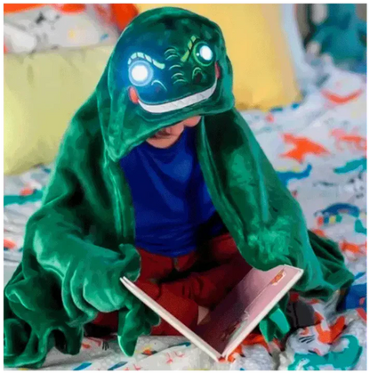 MANTA PREMIUM-CAPA INFANTIL CON LUZ EN LOS OJOS🌙