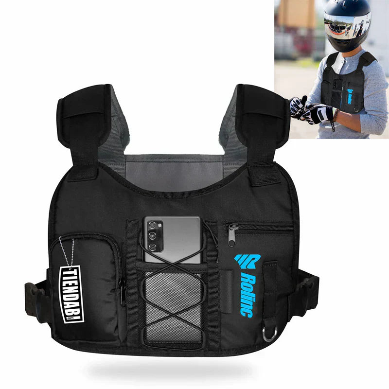 Pechera PortaCel 📱 para Grabación en Moto 🏍️, Ciclismo 🚴 y Caminata 🚶‍♂️