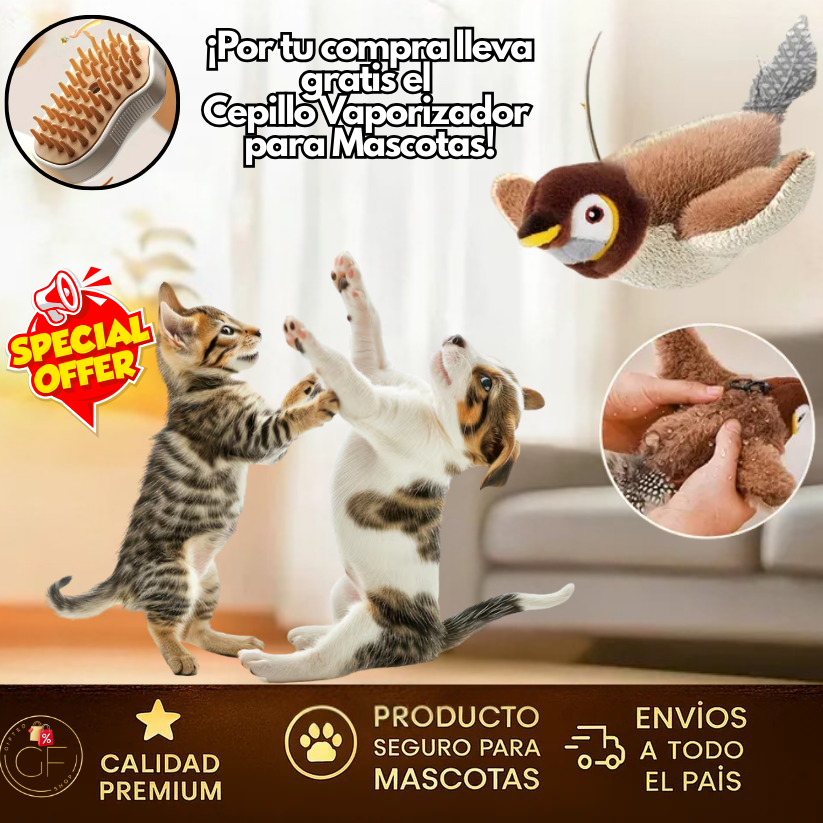 Pájaro Volador - FlappyBird + Cepillo Vaporizador Mascotas GRATIS