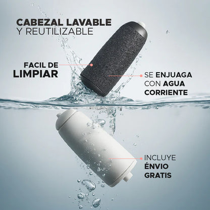 PediCare™– Lima Eléctrica inalámbrica + Rodillos Anti durezas✨