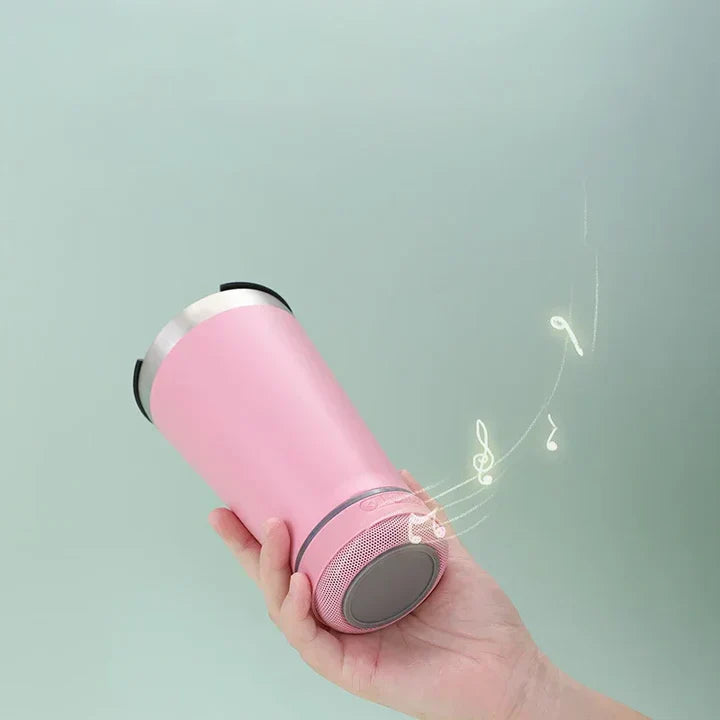 TermoSonido🎶:Vaso Térmico Parlante 3 en 1 🥤(Térmico, Audioritmico, Destapador)