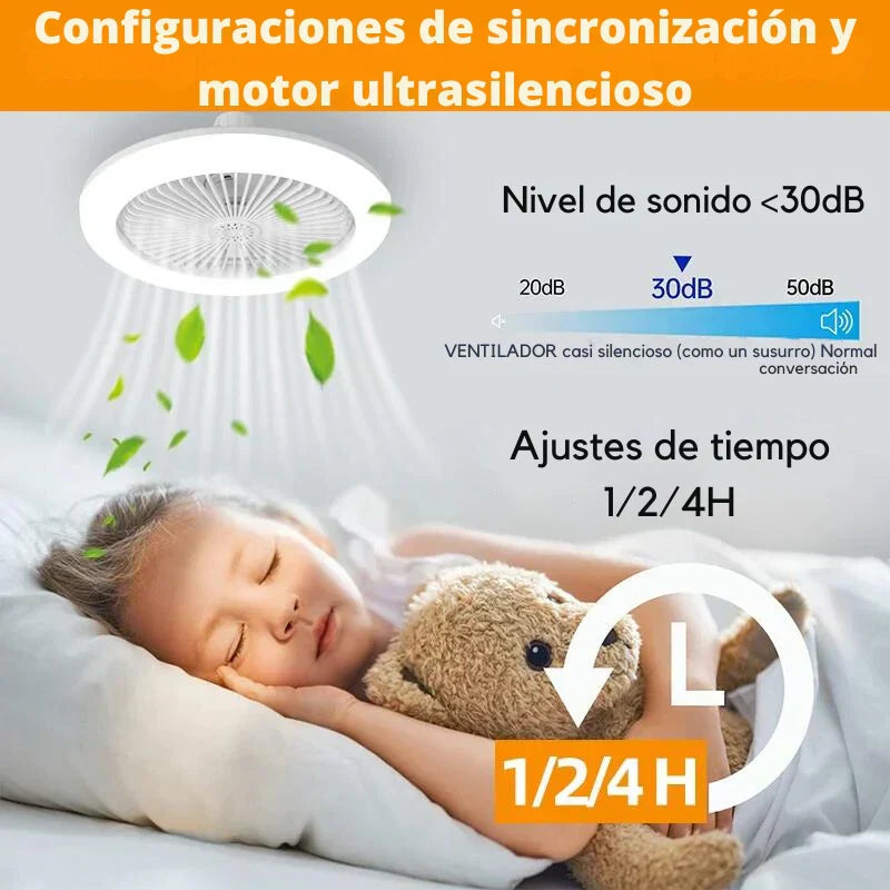 FanLuz™ - Ventilador Inteligente, Luz LED y Humidificado Premium 💡