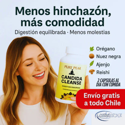 Candida Cleanse 🌿🛡️ –  Natural para Eliminar Hongos, Hinchazón y Fatiga
