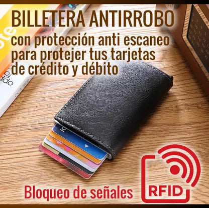 Billetera Inteligente Anti Escaneo + Seguridad Rfid💳