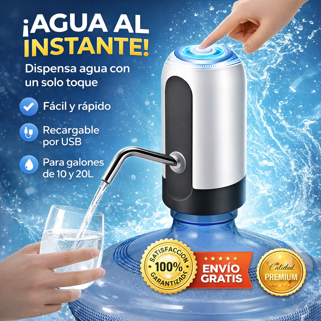 Dispensador Pro De Agua Automático Eléctrico