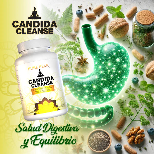 Candida Cleanse 🌿🛡️ –  Natural para Eliminar Hongos, Hinchazón y Fatiga