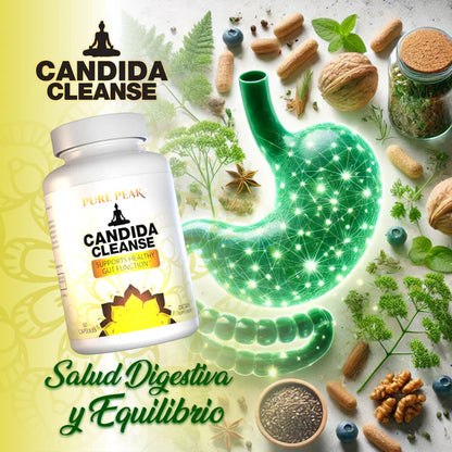 Candida Cleanse 🌿🛡️ –  Natural para Eliminar Hongos, Hinchazón y Fatiga