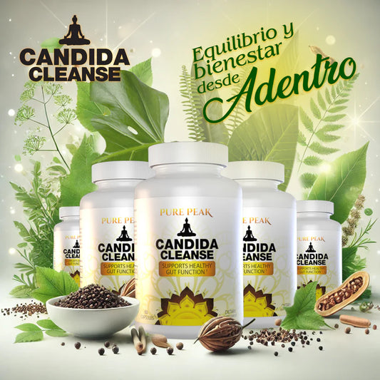 Candida Cleanse 🌿🛡️ –  Natural para Eliminar Hongos, Hinchazón y Fatiga