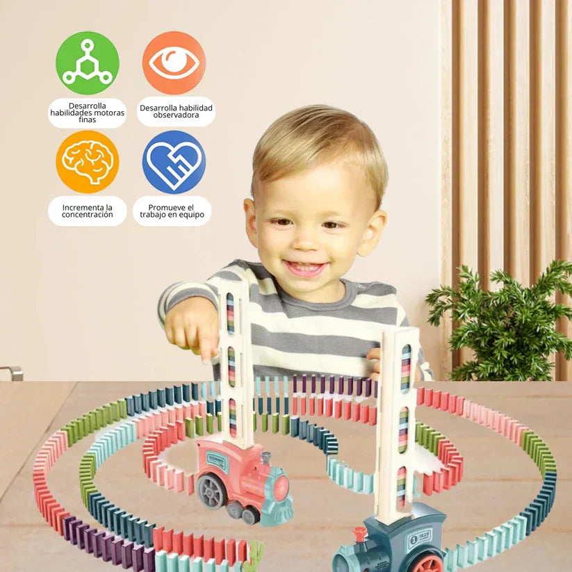 Tren de aventuras Domino Express 🚂🎲 ¡Diversión sin Fin!